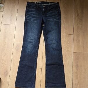 MADEWELL BOOTLEGGER Mid-Rise Dark Blue Jeans SZ 30X34